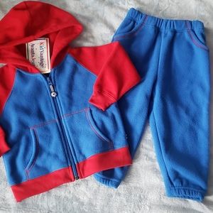 New 2000's Vintage Sears baby Fleece set 24 months